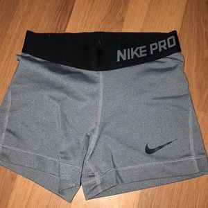 Nike pro grey spandex